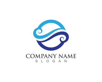 Infinity s logo vector template