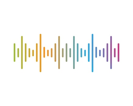 sound wave illustration vector