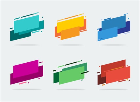 Flat style sales vector