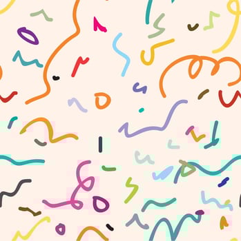 abstract seamless worm pattern vector