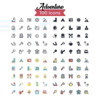 advecture icon set vector