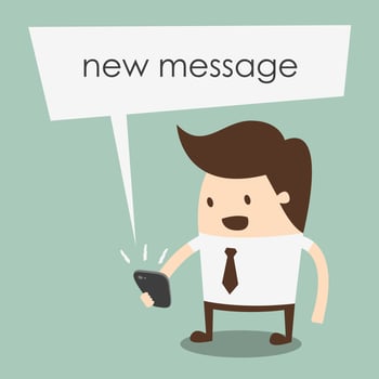 new message vector illustration
