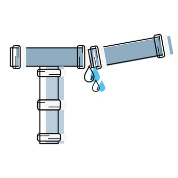 plumbing tube repair equipment construction vector