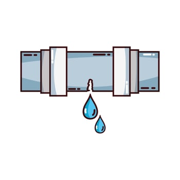 plumbing tube repair equipment construction vector