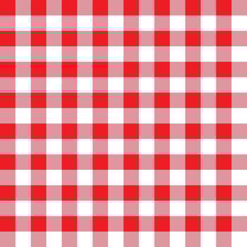 Red and Pink Plaid Fabric Pattern vector