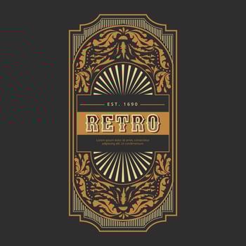 Retro Label Vector Collection