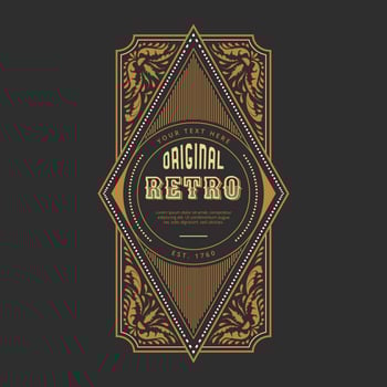 Retro Label Vector Collection