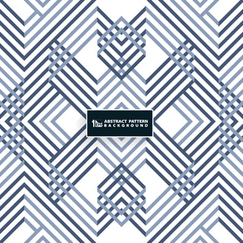 Abstract systematic geometrical blue pattern design. You can use for cover design, modern artwork, print, ad, report. vector