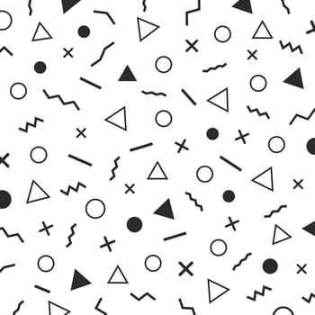 minimalist memphis design background vector