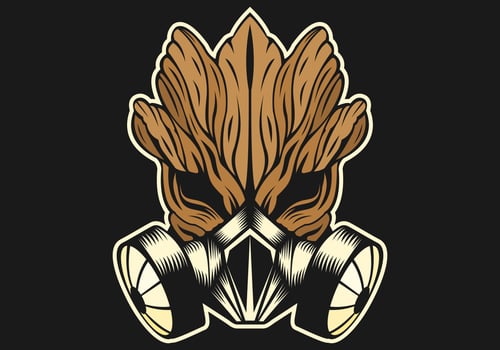 Gas  mask vector illustration