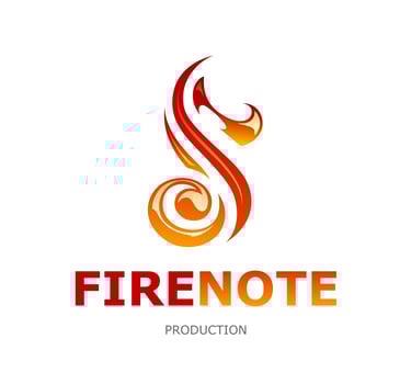 Fire Note Logo vector