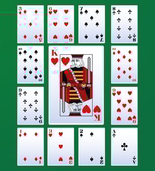 Poker leisure cards vector