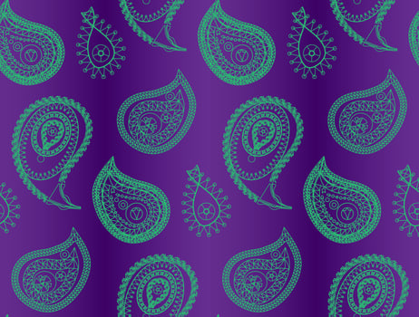 Seamless indian pattern vector