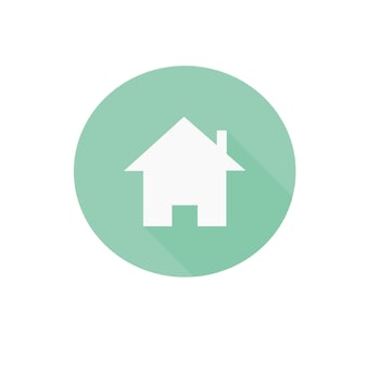 icon house pastel vector
