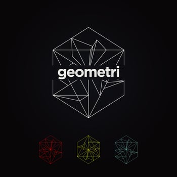Geometric Graphic Logo Set vector