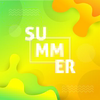  Colorful Summer Background  vector