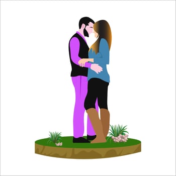 Couple in Love vector
