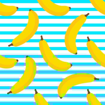 Banana Seamless Background vector