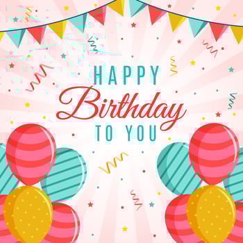 Happy Birthday Card vector
