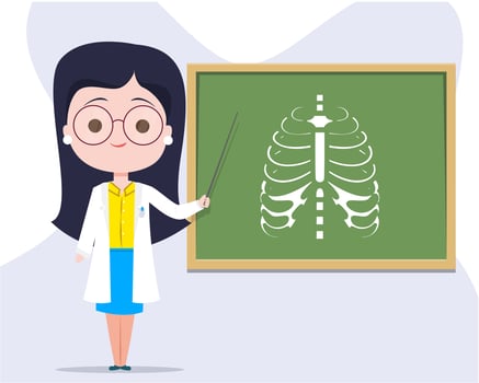Teacher Teaching  Medicine  vector