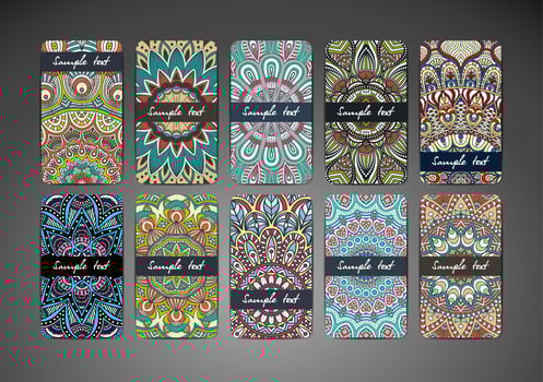 Set of Business Cards  vector