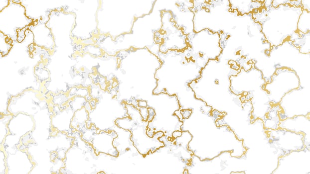 White marble background with gold texture vector
