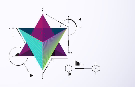 Abstract technology motion shape vector
