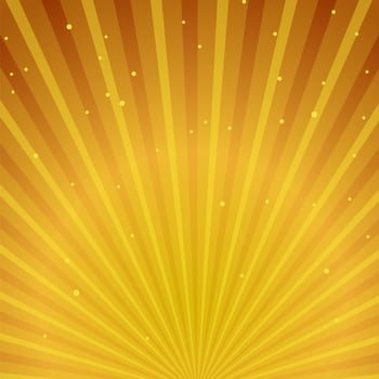 Golden sunburst background  vector