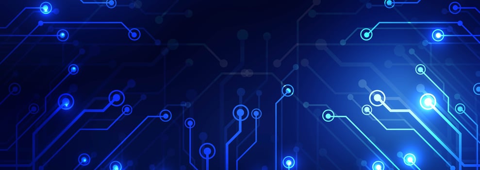 Abstract technology banner background vector