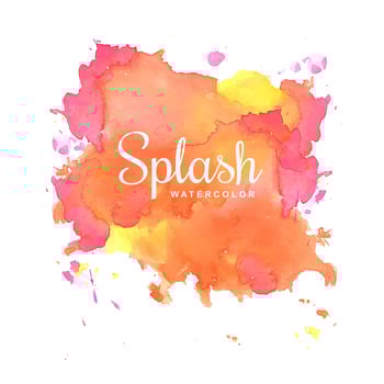 Colorful watercolor Ink Splash  vector