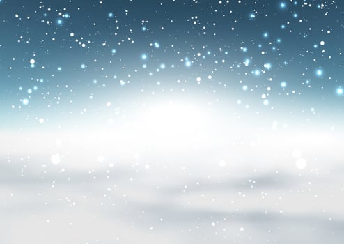 snowy blurred landscape  vector