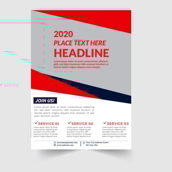 Join Us Corporate Flyer Template vector