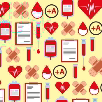 medical health care pattern vector