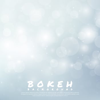 Bokeh background white light design  vector