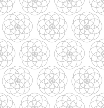 Overlapping circles seamless background  vector