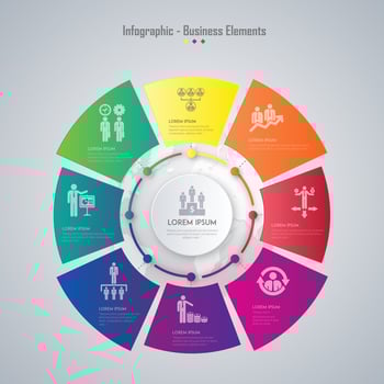 ColorFul Vector Business Infographic Element Design