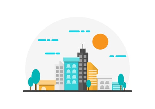 City Landscape Illustration vector
