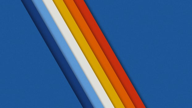 3D Diagonal Paper Stripes Retro Wallpaper vector
