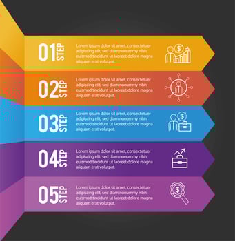 business infographic data plan information vector