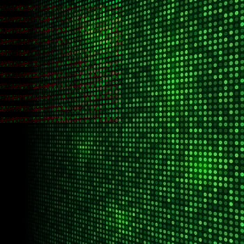 Techno dots background vector