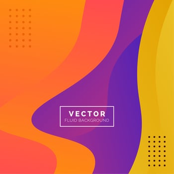 Colorful Fluid Pattern Background vector