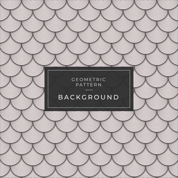 geometric Seamless pattern scale background vector