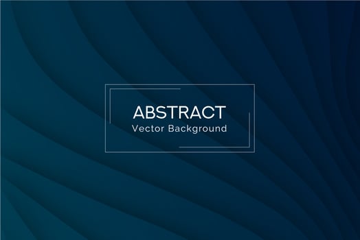 Abstract dark greenish blue wave shape background vector