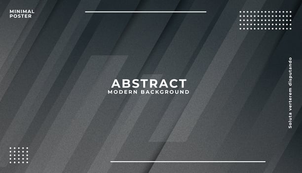 Black abstract geometric background vector