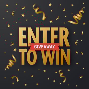 Enter To Win Social Media Template vector