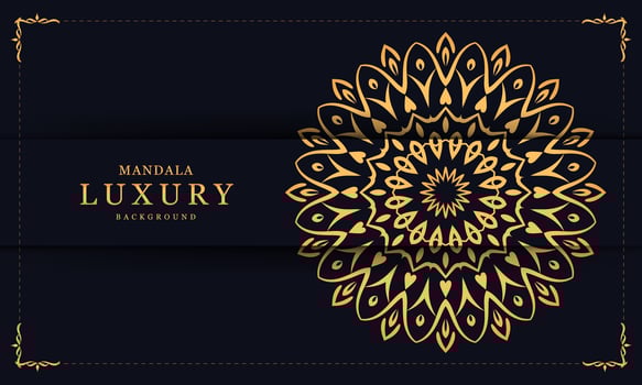 Floral Luxury Decorative Mandala vector
