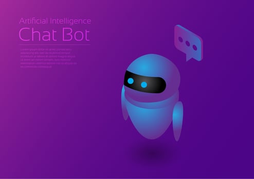Ai Assistant Robot vector