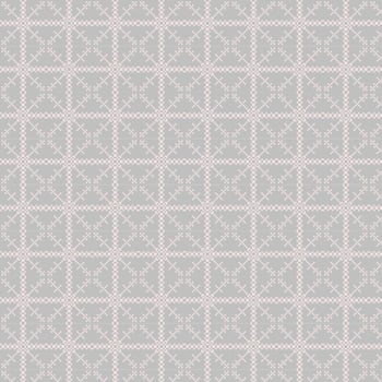 Traditional Fair Isle Grid Pattern vector
