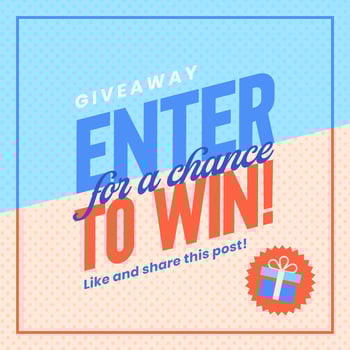 Enter To Win Social Media Post vector