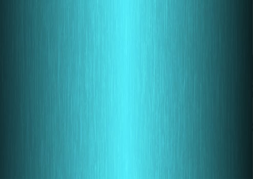 Teal brushed metal texture vector